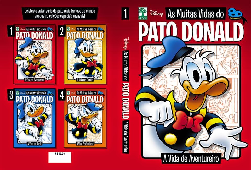 Pato Donald coleção comemorativa 80 anos-16SETEMBRO2014
