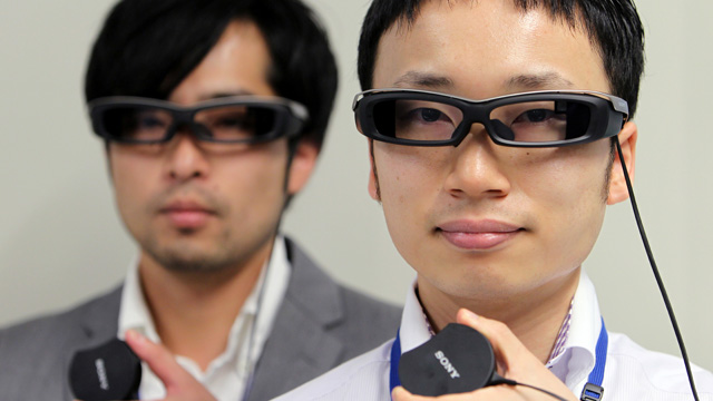Sony Corp.'s Smart Eyeglass On Show At A Touch-And-Try Event