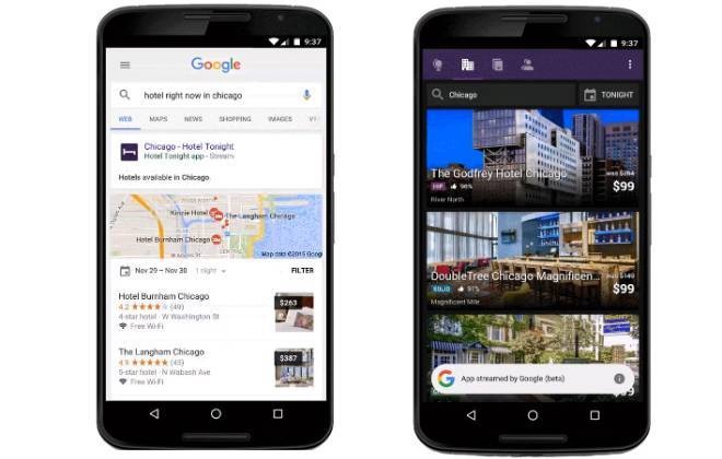 Google-Android-streaming de aplicativos