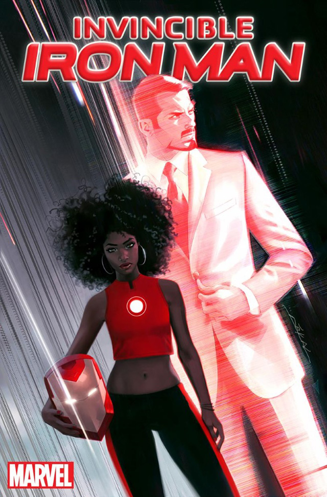 Iron Man-mulher afro-americana