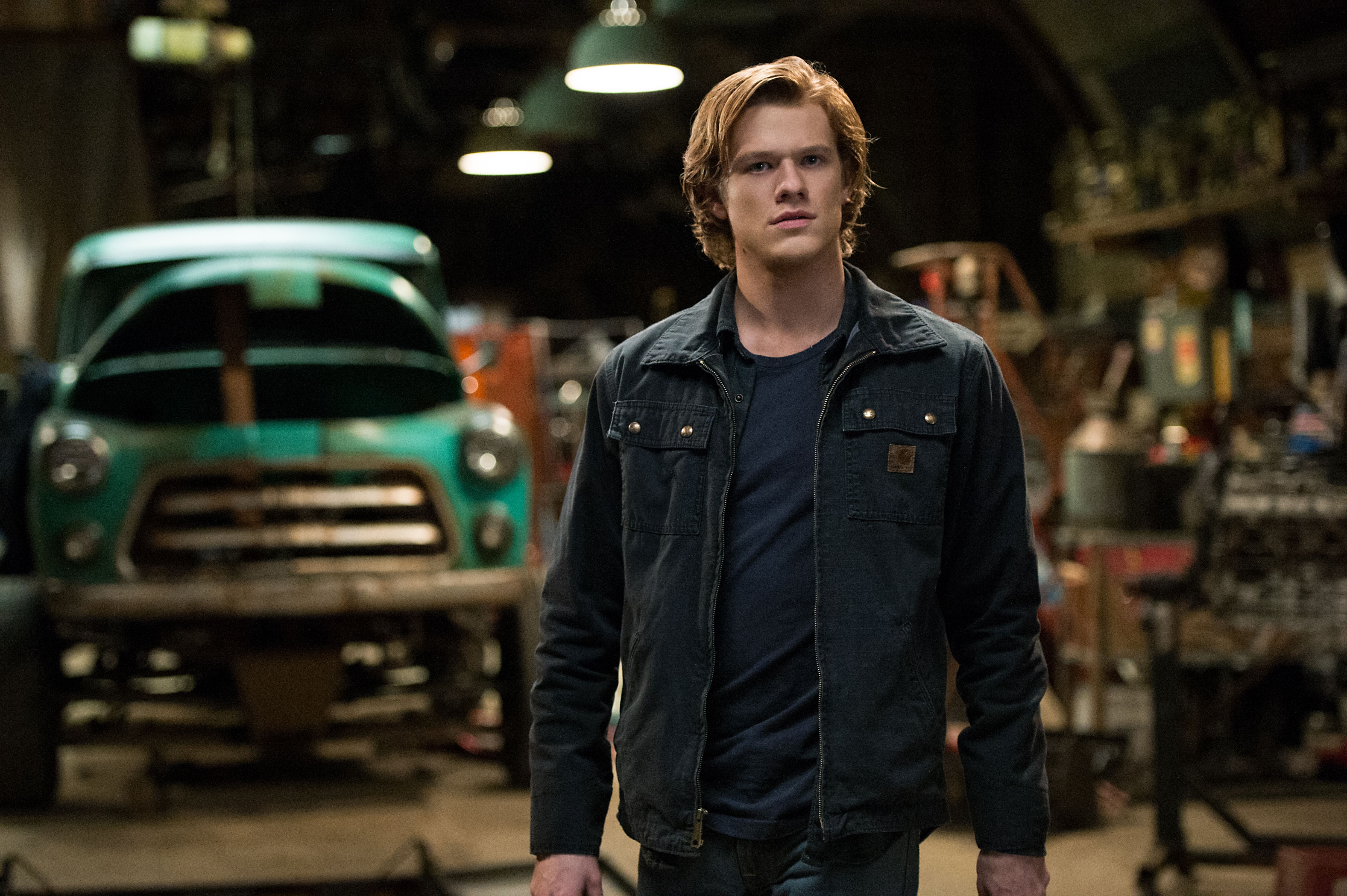 Lucas Till plays Tripp in Monster Trucks from Paramount Pictures.